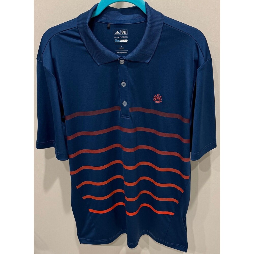 Evanston Golf Club - Adidas Golf Shirt - Men's Size Large - Blue